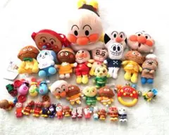 アンパンマン ぬいぐるみセット SEGA 1990年 当時物 まとめ売り レトロ