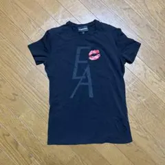 EMPORIO ARMANI リッププリント Tシャツ