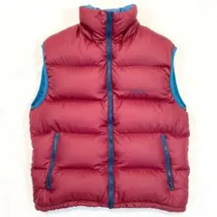 美品✨ 旧タグ 90s モンベル ダウンベスト 肉厚 リバーシブル