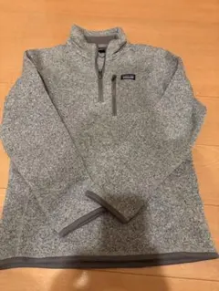 美品patagonia グレー フリースジャケット Lサイズ