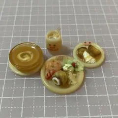 【m(・∀・)様専用】ミニチュアセット②ランチ　かぼちゃスープ　フレンチトースト