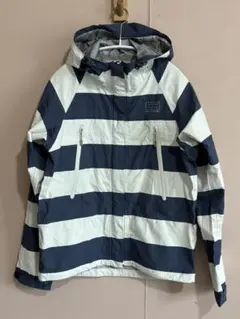 HELLY HANSEN レインジャケット ボーダー レディース Lのサムネイル