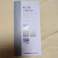 株主優待券 東急不動産ホールディングス