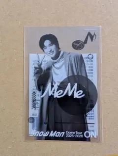 Snow Man Dome Tour 2025-2026 ステッカー　目黒蓮