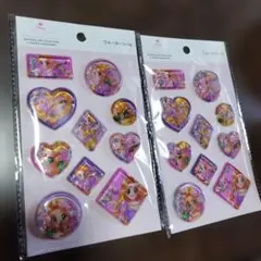 ディズニーキャラクター ウォータースティッカー 2パック