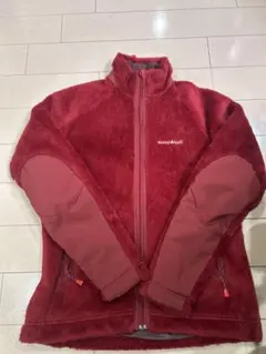 mont-bell クリマエア ライニングジャケット レディースM 赤