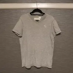 Abercrombie & Fitch グレー Vネック Tシャツ M