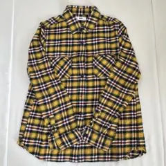 RODEO CROWNS ロデオ チェックシャツ イエロー