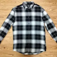 H&M チェック柄 長袖シャツ Sサイズ