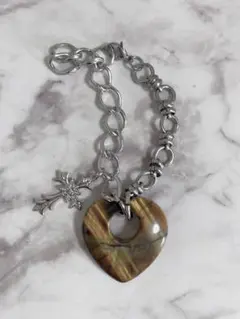 タイガーアイの心ブレスレット