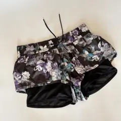 adidas stella mccartney 花柄ショートパンツ　M メッシュ