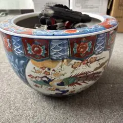 昭和レトロ　伊万里？　火鉢 の出品！ 2026年最新】古伊万里 火鉢の人気アイテム - メルカリ