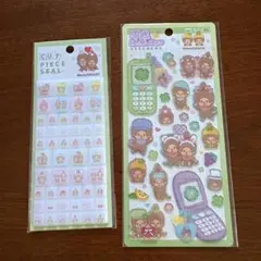 未使用、正規品、モンチッチ、シール、2点セット