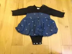 petit mainロンパース 70 ワンピース 長袖