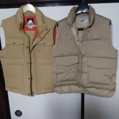 ダウンベスト2着セット