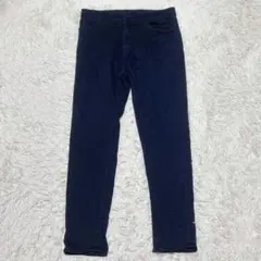 美品　ユニクロ EZYウルトラストレッチカラージーンズ　ネイビー