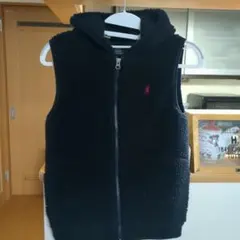 ジムフレックス ボアベスト 訳あり ネイビー