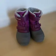 mont-bell パウダーブーツ 15.0cm パープル　スノーブーツ