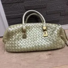 【なっちー様専用】Cole Haan レザー ハンドバッグ ライトグリーン