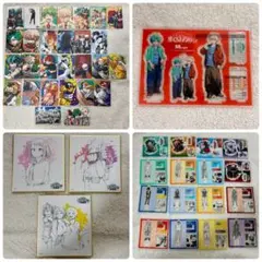 僕のヒーローアカデミア ヒロアカ 原画展 アクスタ 色紙など48点