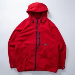 AIGLE　エーグル　マウンテンパーカー　綿　 ドローコード　レッド