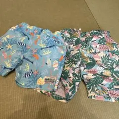 キッズ 水着 2点セット Journey 総柄