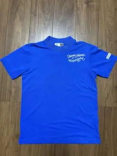 マンシングウェアmunsingwearモックネックシャツ青ブルーMスポーツゴルフのサムネイル