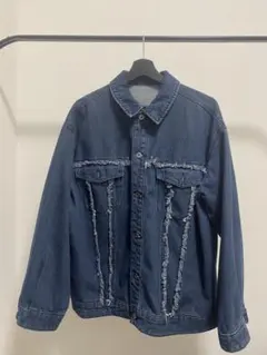 美品　セレグランテ フリンジデニムジャケット インディゴ Mサイズ