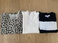 ニット カーディガン トップス まとめ売り 110 H&M/グローバルワーク