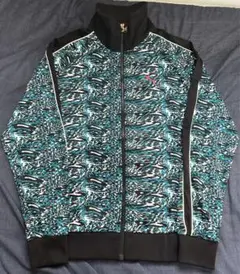 y2k 00s puma プーマ トラックジャケット 総柄 グランジ パンク