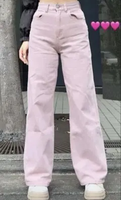 新品・タグ付き】2(g+c) TWWデニム 骨格ウェーブ ピンク - メルカリ