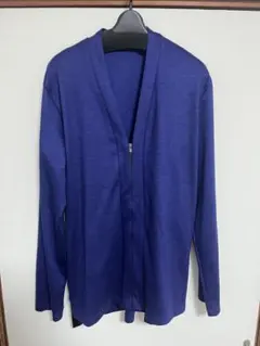 【美品】ARTISAN／COMME CA MEN カーディガン L ブルーのサムネイル