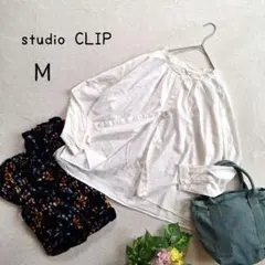 がくちゃん様専用商品　スタディオクリップ　長袖シャツ　ブラウス　フリル　丸首