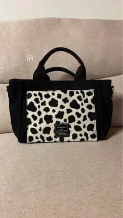 牛柄 ハンドバッグ