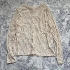 しまむら tal.byyumi. シアー ウェーブ カーディガン L