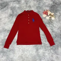 RALPH LAUREN ラルフローレン（M）長袖ポロシャツ ビッグポニー 刺繍
