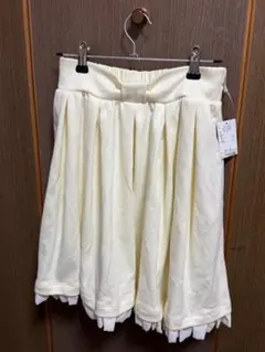 【earthmusic&ecology】ウエストリボンシフォンフリルミニスカート