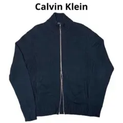 Calvin Klein Jeans ドライバーズニット ダブルジップ ブラックのサムネイル