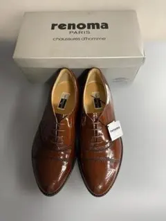 renoma PARIS ビジネスシューズ ブラウン 未使用品のサムネイル