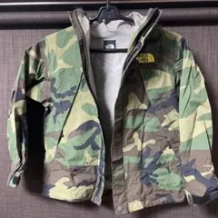 ノースフェイス　レインコート　迷彩　カモフラ