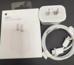 純正 Apple 20W USB-C充電器と Type-C ケーブルセット