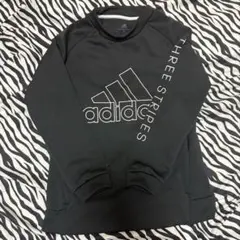 adidas ブラック トレーナー キッズ 150cmのサムネイル