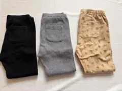 レギンスセット 3色 サイズ110 ユニクロ