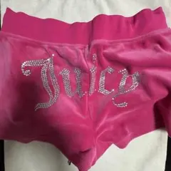 JUICY COUTURE ベロアショートパンツ ピンク