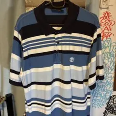 Timberland ポロシャツ ボーダー Lサイズ SK8 スケーターswagのサムネイル
