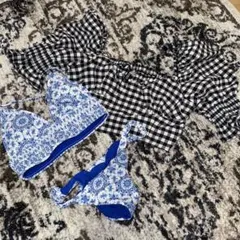 ビキニ アジアン リゾート 南国 セパレート水着 ギンガムチェックのサムネイル