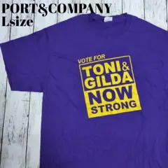 アメリカ古着　Tシャツ ポートアンドカンパニー　アメカジ　良色　両面プリント