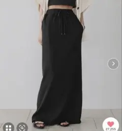 LOWRYS FARM カットリブタイトスカート フリーサイズ