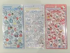 【正規品】サンリオ ボンボンドロップシール 3枚セット