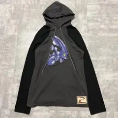AW98 MORE FASTER ダークナイト　バイカラー　フーディー　1 AW98 MORE FASTER ダークナイト バイカラー フーディー 1 - メルカリ